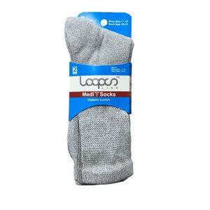 Loops Medi SOCKS Diabetic Comfort Socks Shoes Sz 7/13